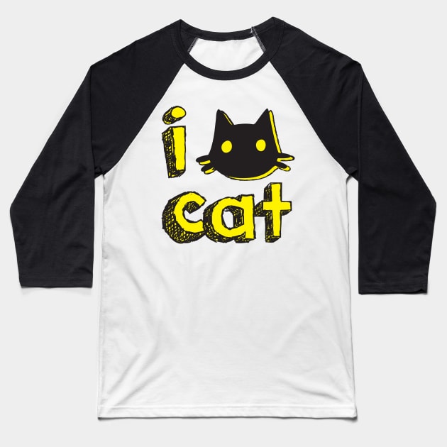 Cat Lovers Baseball T-Shirt by thedailysoe